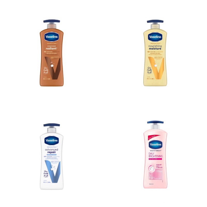 โลชั่นวาสลีน Vaseline หัวปั๊ม ขนาด 600ml.