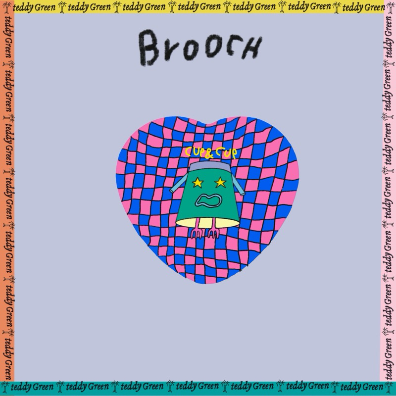 เข็มกลัด cup&cup ♥️ teddy green