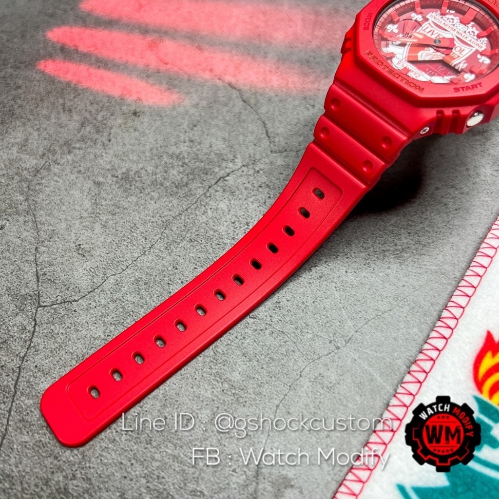 G-SHOCK Ga-2100 Customized The Reds Liverpool
