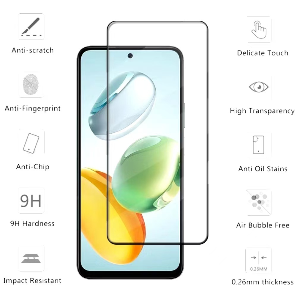 HONOR X7D/Honor X7C/Honor X9C 5G(พร้อมส่งในไทย)ฟิล์มกระจกเต็มจอHonor X7cตรงรุ่น