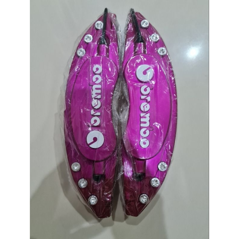 ฝาครอบดิสเบรคสีม่วงไซร์Lล้อแม็กขอบ18ถึง20ใส่ได้