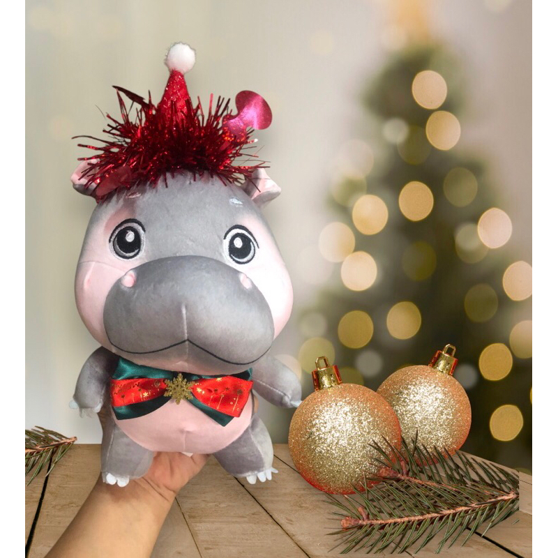 ตุ๊กตาหมูเด้ง หมูเด้ง x'mas น้องหมูเด้ง คริสต์มาส มาใหม่ ขายดี