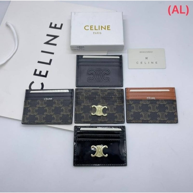 เช็คของก่อนกดสั่ง งานพร้อมกล่องแบรนด์ Card Holder กระเป๋าใส่บัตร Celine ซองใส่บัตร งานสวย ตรงปก