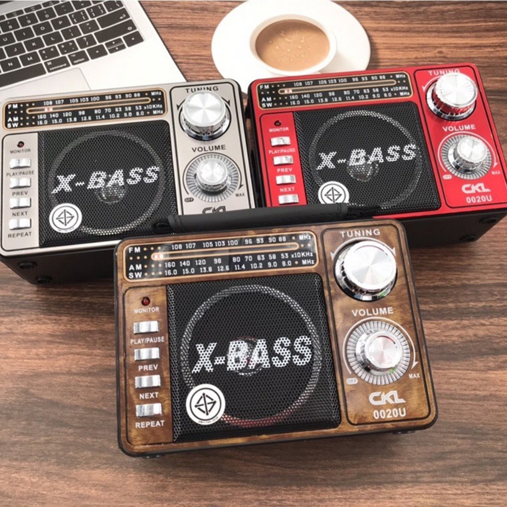 วิทยุ CKML-0020U วิทยุคลาสสิค X-BASS 3ระบบ FM AM SW ช่องเสียบ USB TF AUX MP3 ไฟฉายในตัว เสียบไฟบ้านได้ ของแท้ เลือกรุ่น ราคา ถูกที่สุด ดีลบีเคเค แกลเลอรีภาพที่ 3