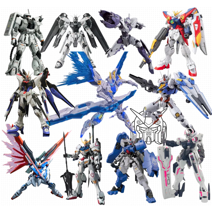 ของเล่นประกอบโมเดลเด็ก Barbatos HG 1/144 Wind Sprite Strike Freedom Fighter Warrior King Heretic Winged Warrior