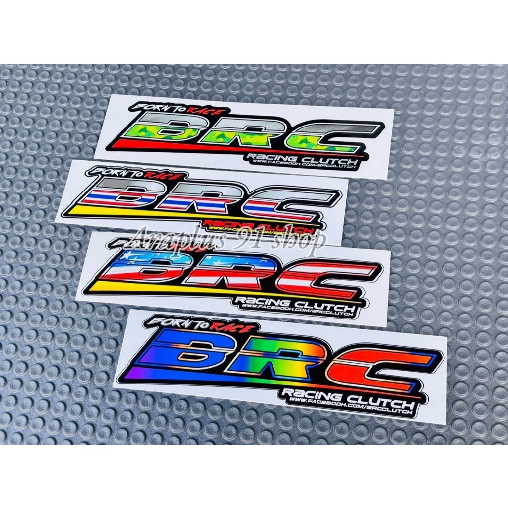 สติ๊กเกอร์ BRC สติกเกอร์แต่งซิ่ง มีหลายลายให้เลือก ขนาด 39*9 cm. (1 ชุดได้ 2 แผ่น)