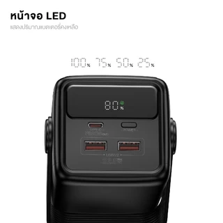 ACMIC AP50-01PD PRO Powerbank 50000mAh พาวเวอร์แบงค์ ชาร์จเร็วPD20Wจ่ายไฟออกType-C ประกัน2ปี