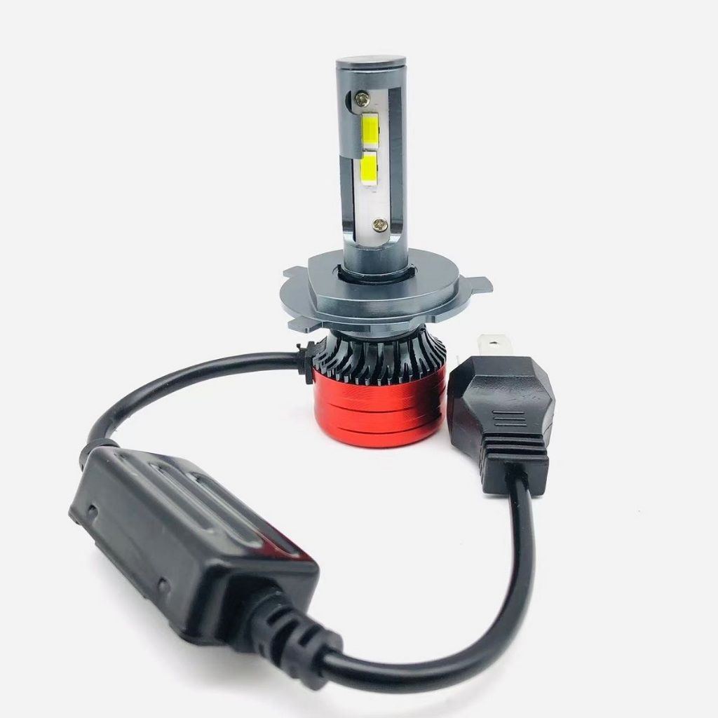 หลอดไฟหน้ารถยนต์ LED 6000K แสงสีขาว H4 H7 H11 9006 12V ราคา 1 ชุด 2 หลอด ไฟรถยนต์