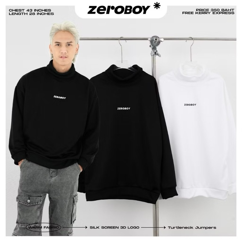 ZEROBOY- Turtleneck Jumpers “ สเวตเตอร์คอเต่า “