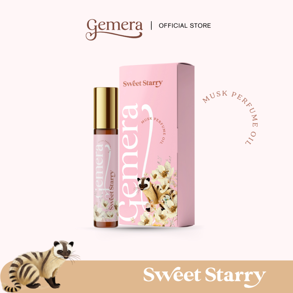 จีเมร่า หัวเชื้อน้ำหอมฟีโรโมน Sweet Starry น้ำหอมผสมมัสค์แท้ 10 ml. Gemera Musk Perfume Woman