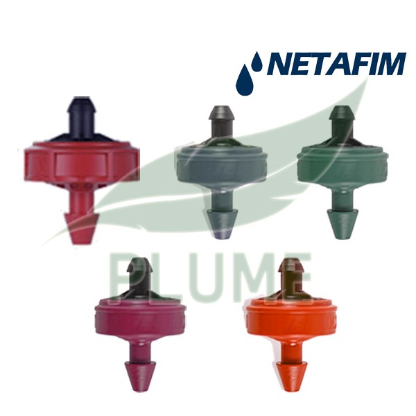 Netafim PCJ หัวน้ำหยดควบคุมอัตราการไหล 3mm. ชุดละ 10 ชิ้น ( pcj dripper )