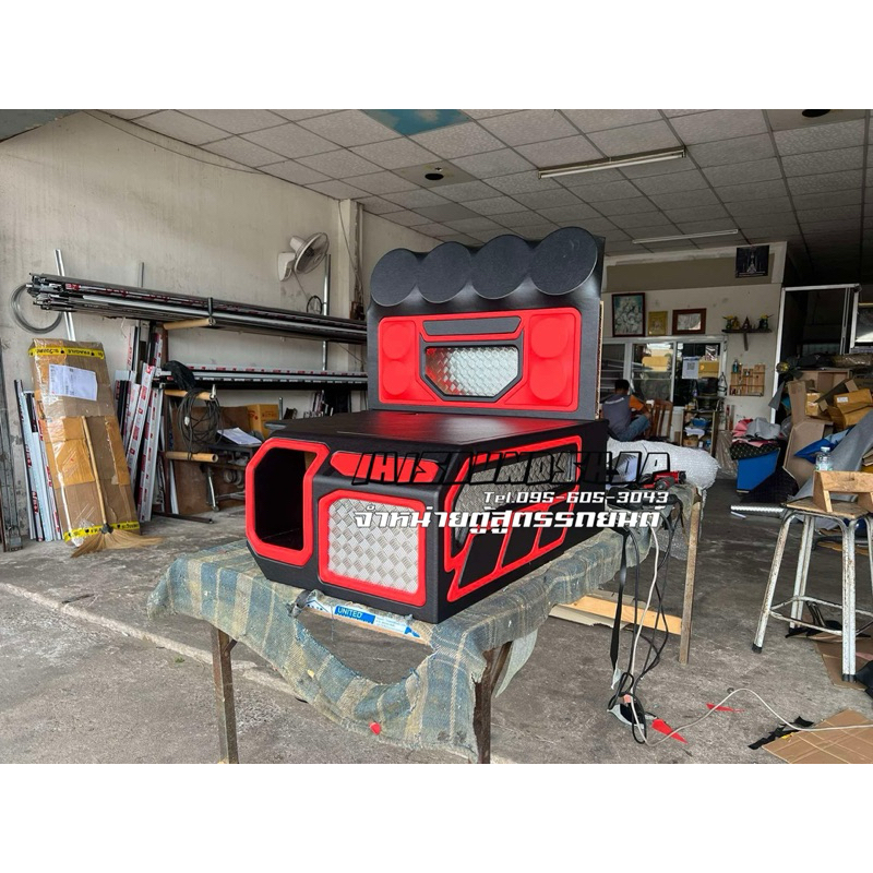 ตู้นอน 10 นิ้ว กระบะตอนเดียวแทนเบาะข้างซ้าย