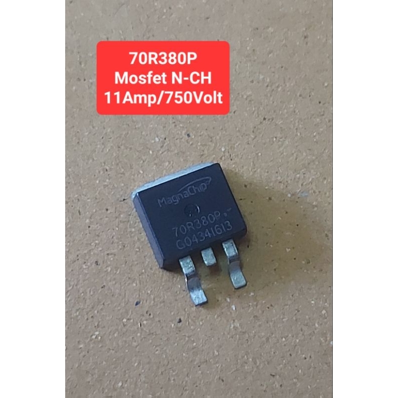 70R380P Mosfet N-CH (11Amp/750Volt)