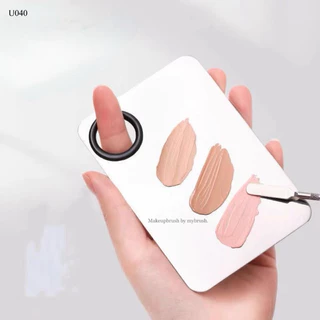 Makeupbrush ร้านไทยแท้ ถาดใส่รองพื้น ถาดผสมรองพื้น ทำความสำอาดง่าย U040 ช่างแต่งหน้าเลือกใช้