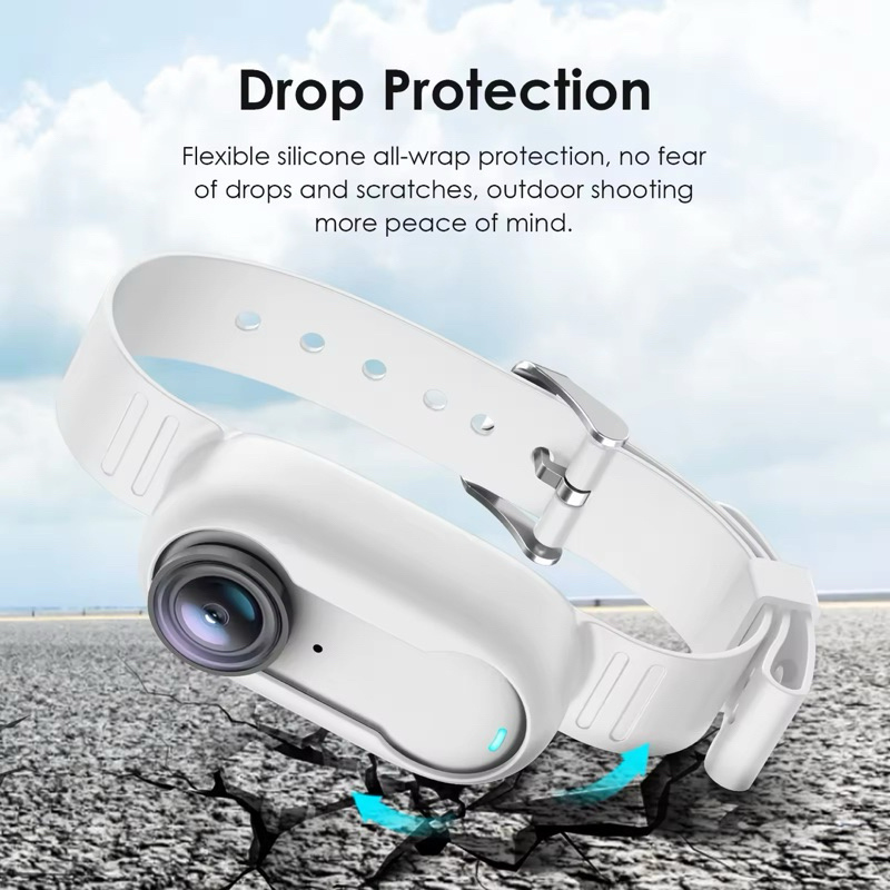 PULUZ For Insta360 GO 3 / GO 3S Camera Silicone Case Wristband Bicycle Strap Extension Mount