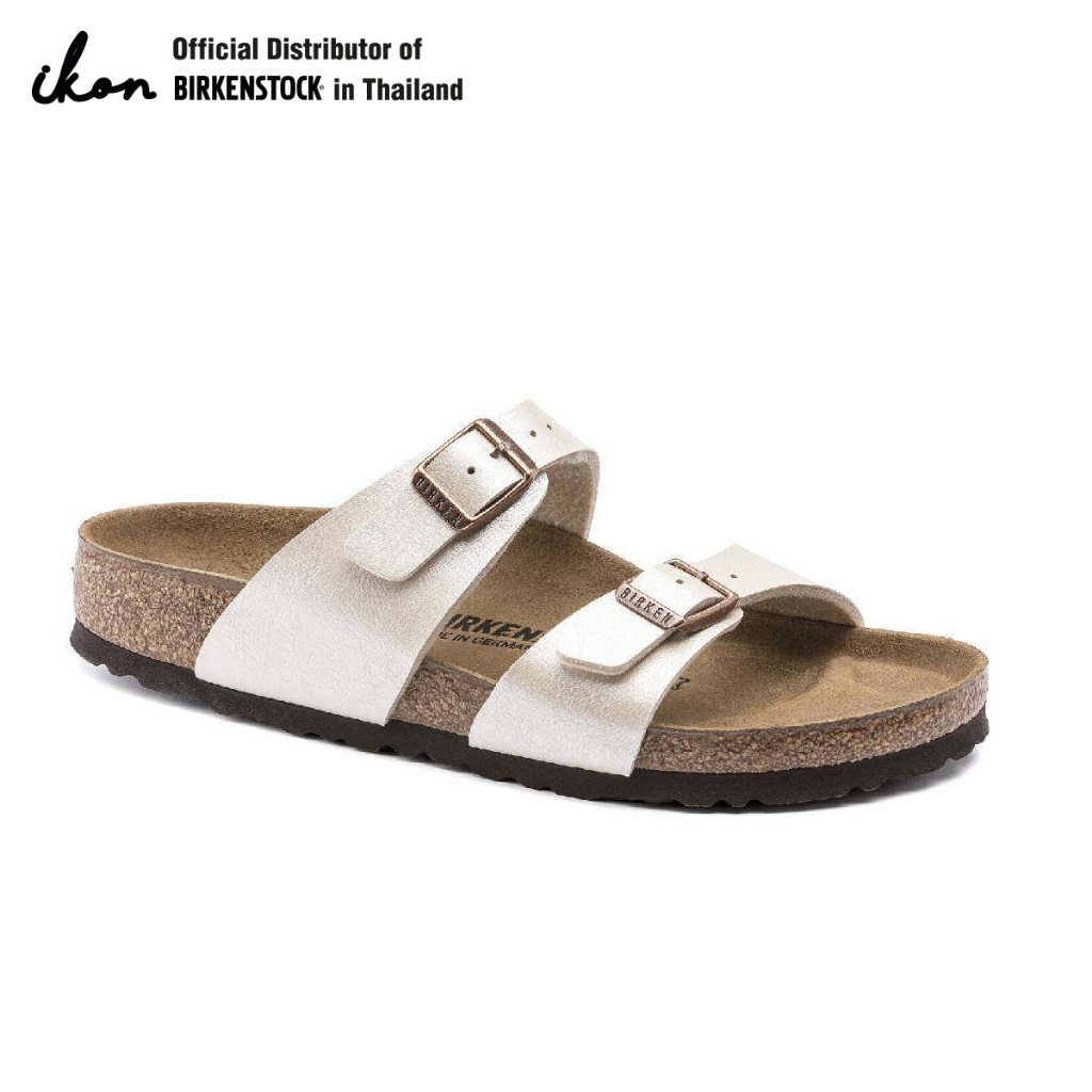 BIRKENSTOCK Sydney BF Graceful Pearl White รองเท้าแตะ ผู้หญิง สีขาวมุก รุ่น 1016170 (regular)