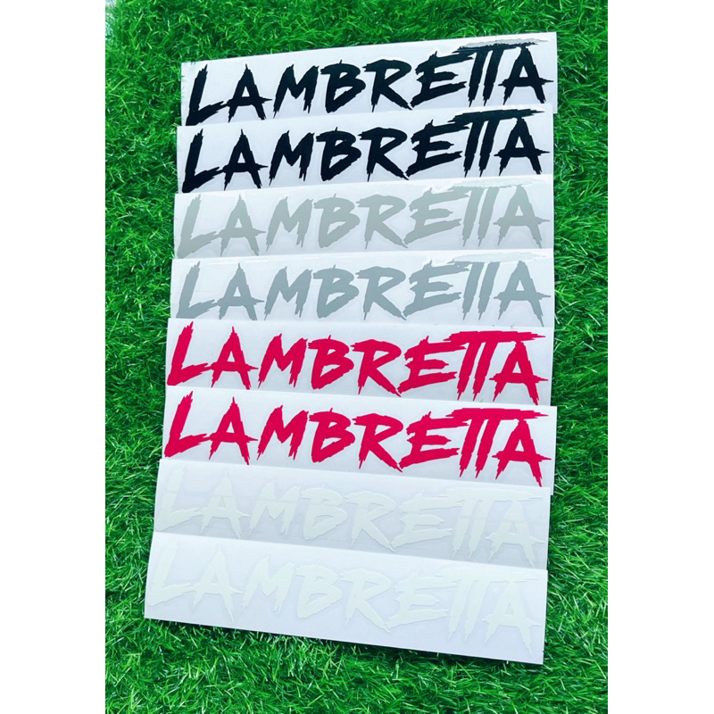 สติ๊กเกอร์ Lambretta V125,V200,X200,X300/ ราคาต่อ1 คู่