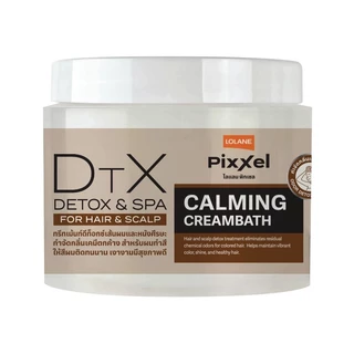ทรีทเม้นท์ดีท็อกซ์ โลแลน LOLANE PIXXEL DETOXIFIER HAIR AND SCALP CREAMBATH