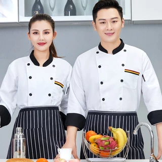 เสื้อเชฟ ยูนิฟอร์มเชฟ แขนสั้น แขนยาว สำหรับเชฟร้านอาหาร โรงแรม พร้อมส่งไว ส่งด่วนจากกรุงเทพฯ