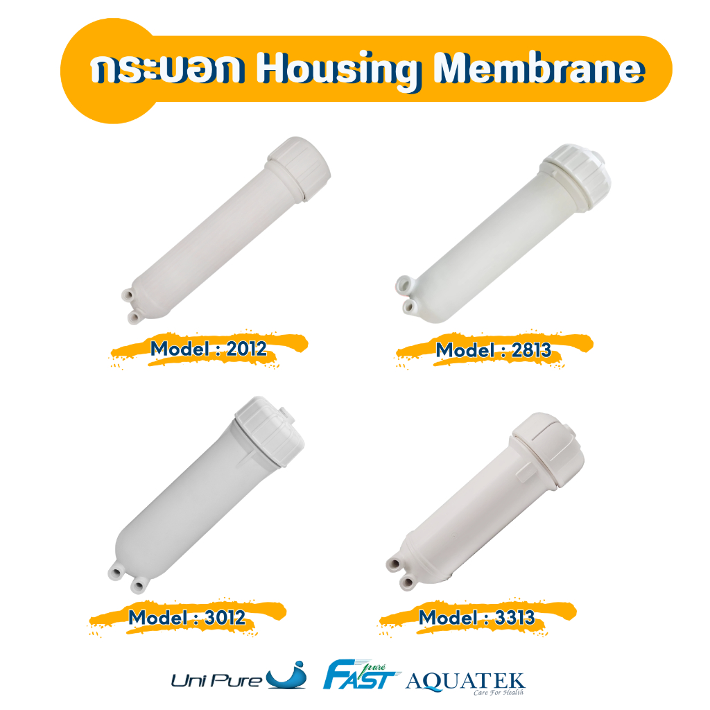 รวมกระบอก RO Membrane กระบอก UF Membrane 2012 3012 2813 3313 Fast Pure Unipure RO UF  12" 13"