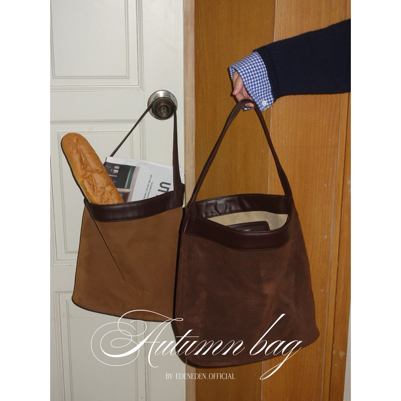 พร้อมส่ง {ใช้โค้ดส่วนลด 30% ลดเหลือ 1200 บาท } Autumn bag กระเป๋าหนังกลับเทียม