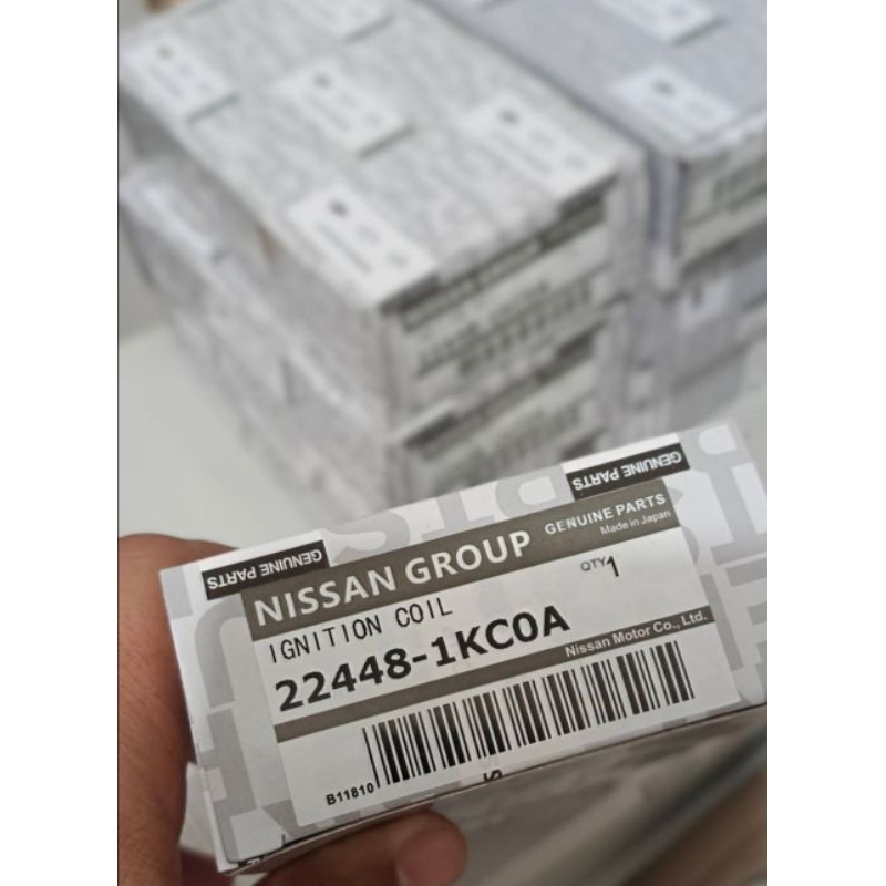 คอยล์จุดระเบิดนิสสัน Nissan X-Trail T32/2.0 , Teana L33/2.5   PART 22448-1KC0A MADE IN JAPAN