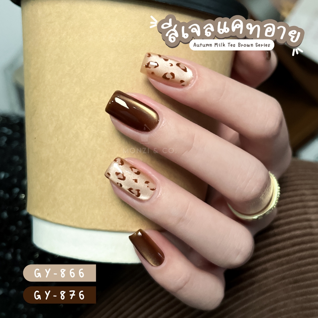 สีเจล (อบ) GAOY สีเจลแคทอาย สีเจลลูกแก้ว เม็ดสีแน่น รูปที่ 2