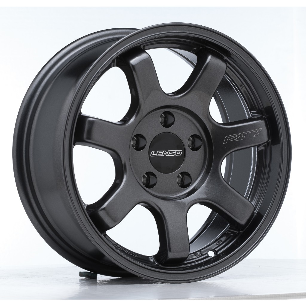 Lenso Wheel RT7 ขอบ 16x7.0" 5รู114.3 ET+10 สีHDW ล้อแม็ก เลนโซ่ lenso16 แม็กขอบ16