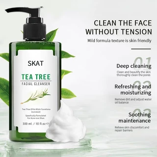 ชุดสำหรับสิว SKAT TEA TREE โทนเนอร์ ช่วยป้องกันปัญหาสิว และกระชับรูขุมขน 250ml (สินค้าโล๊ะสต๊อก)