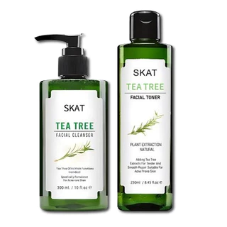 ชุดสำหรับสิว SKAT TEA TREE โทนเนอร์ ช่วยป้องกันปัญหาสิว และกระชับรูขุมขน 250ml (สินค้าโล๊ะสต๊อก)