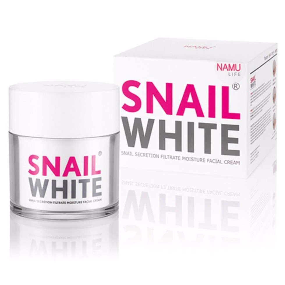NEW!! (EXP.2028) SNAIL WHITE FACIAL CREAM 50g. ของแท้ 100% พร้อมส่ง