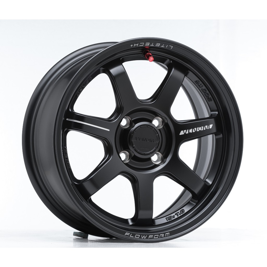 Lenso Wheel Venom VT7 ขอบ 15x7.0" 4รู100 ET+35 สีMKT ล้อแม็ก เลนโซ่ lenso15 แม็กขอบ15