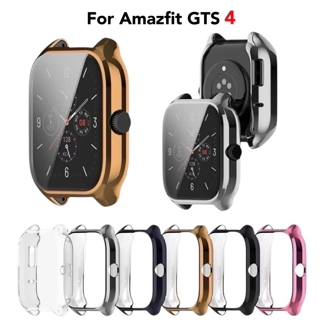 เคส Amazfit GTS 4 New TPU นิ่มครอบเต็มหน้าปัดสวยงามมีหลายสี