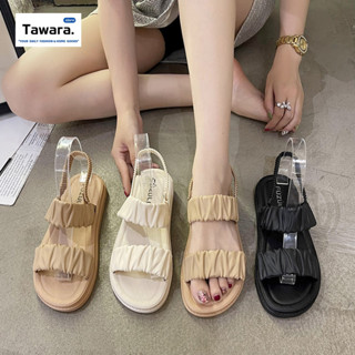 SE-100 รองเท้าแตะแฟชั่น รองเท้าแตะผู้หญิง แบบสวม พื้นนิ่ม สี…