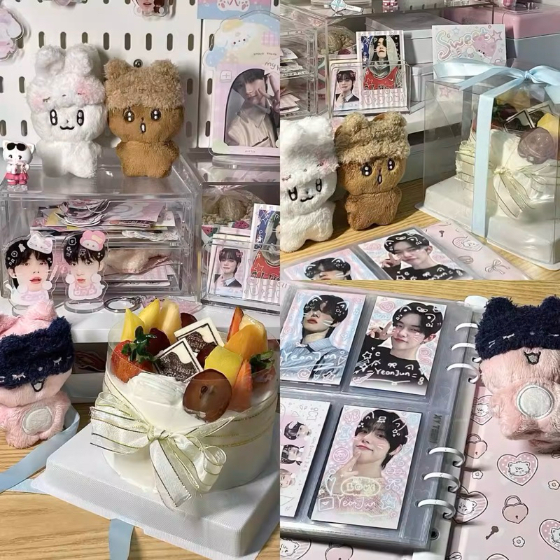 พร้อมส่งไทย กาชาปองผ้าปิดตา เเต่งตัวตุ๊กตาkpop labubu ได้ รูปที่ 6