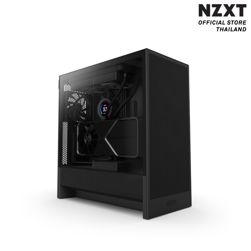 CASE NZXT H5 FLOW (2024) BLACK : CC-H52FB-01