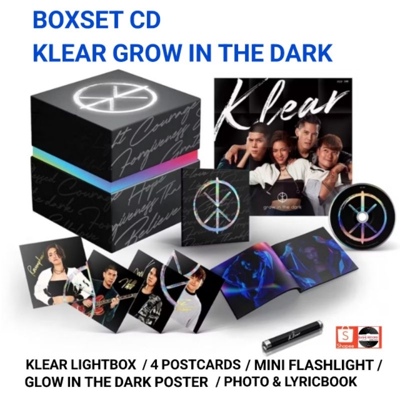 ■มือ1 CD BOXSET KLEAR อัลบั้ม Grow in the Dark อัลบั้มใหม่ล่าสุดจาก Klear