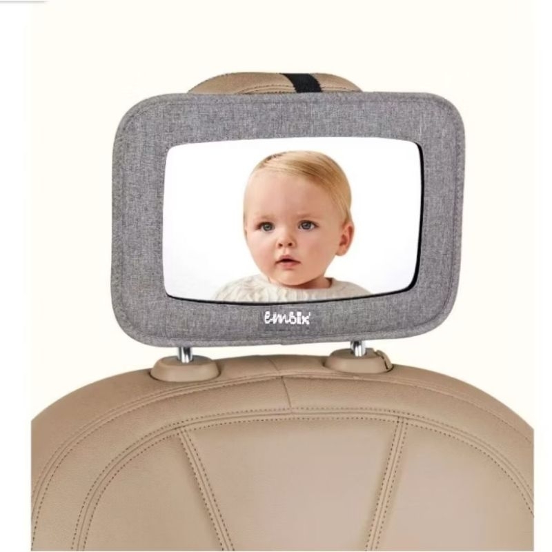 Embix กระจกมองคาร์ซีท ยึด 4 ทิศทาง
Backseat Mirror Wide Screen ขนาดใหญ่พิเศษ ติดตั้งง่าย