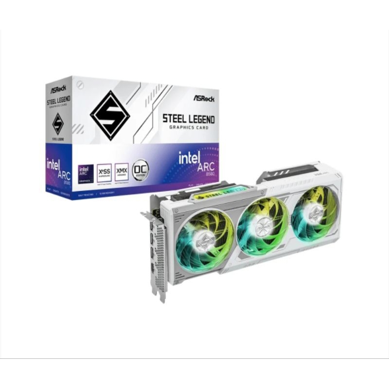มือ1 ASRock Steel Legend Intel B580 graphics card