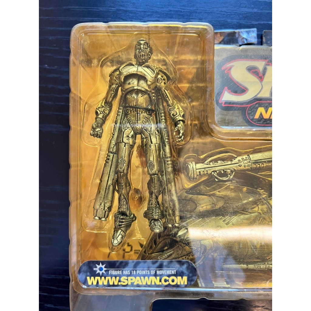 McFarlane Toys Spawn Nitro Riders Flash Point Figure With Motorcycle 1999 New