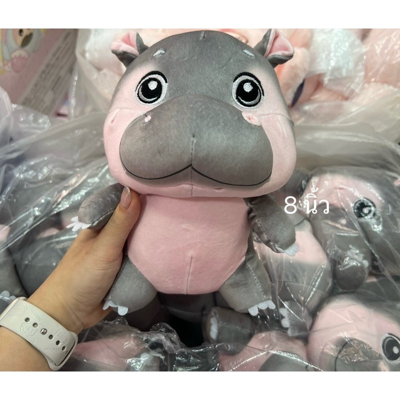 🔥พร้อมส่ง🔥ตุ๊กตาหมูเด้ง ตุ๊กตา moo deng hippo plush ตุ๊กตาหมูเด้งเข้าแล้วจ้า 23cm ของเล่นเด็ก ของขวัญปีใหม่
