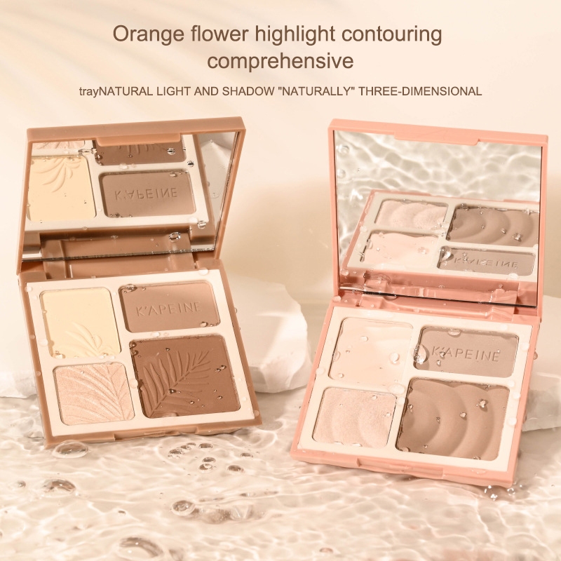 พาเลทคอนทัวร์ ไฮไลท์จมูก เนื้อฝุ่น สีธรรมชาติ ทนทานตลอดเวลา - รูปที่ 4