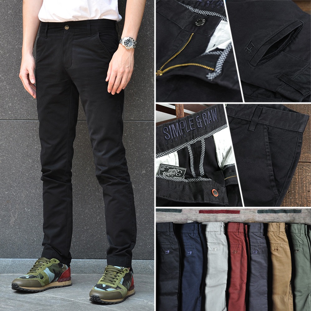 Simple&Raw - Sk814 Timber Chino (Black)