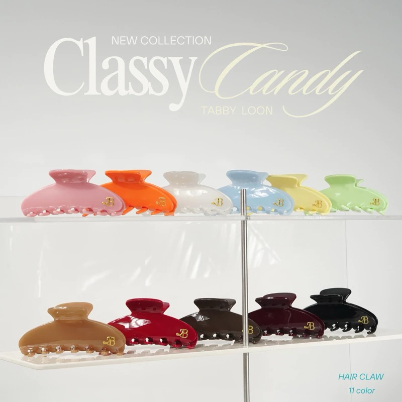 Hair Claw Classy CandyðāļāļīāđāļāļŦāļāļĩāļāļāļĄ āļŠāļĩāļāļĨāļēāļŠāļŠāļīāļāļāļĢāđāļāļĄāļāļĨāđāļāļ āļ§āļąāļŠāļāļļāļāļĢāļĩāđāļĄāļĩāļĒāļĄ Acetate