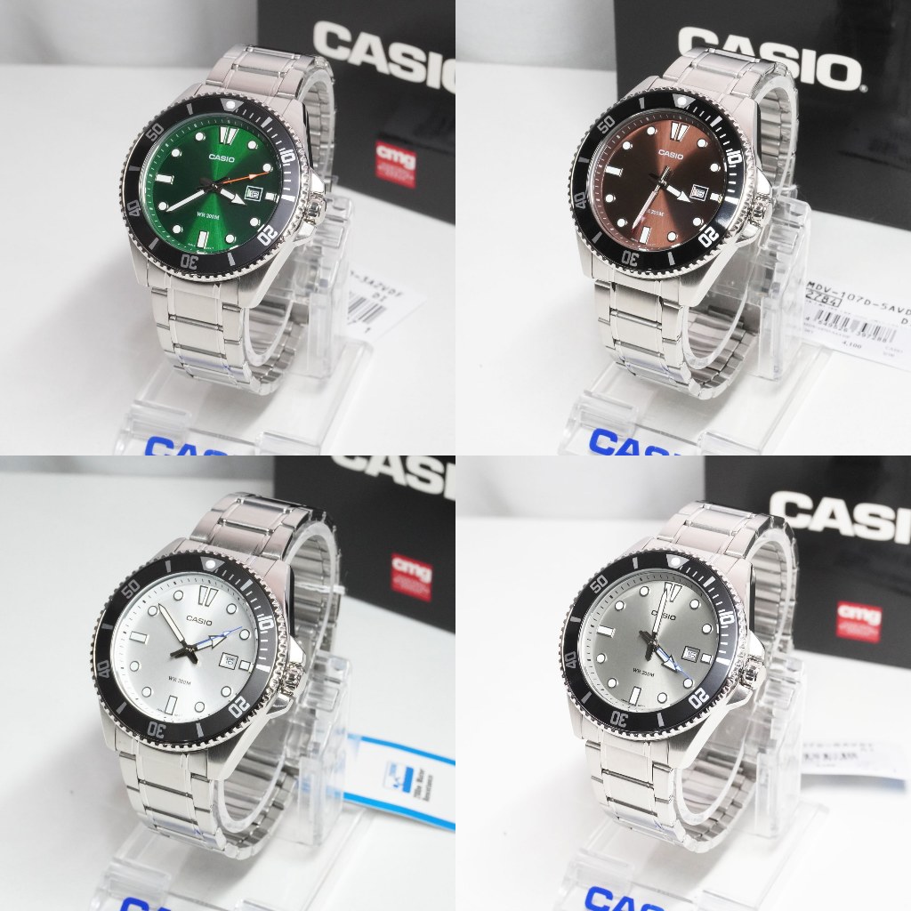 🎁CASIO STANDARD MDV-107D ของแท้ 100% พร้อมส่ง ประกัน 1 ปี