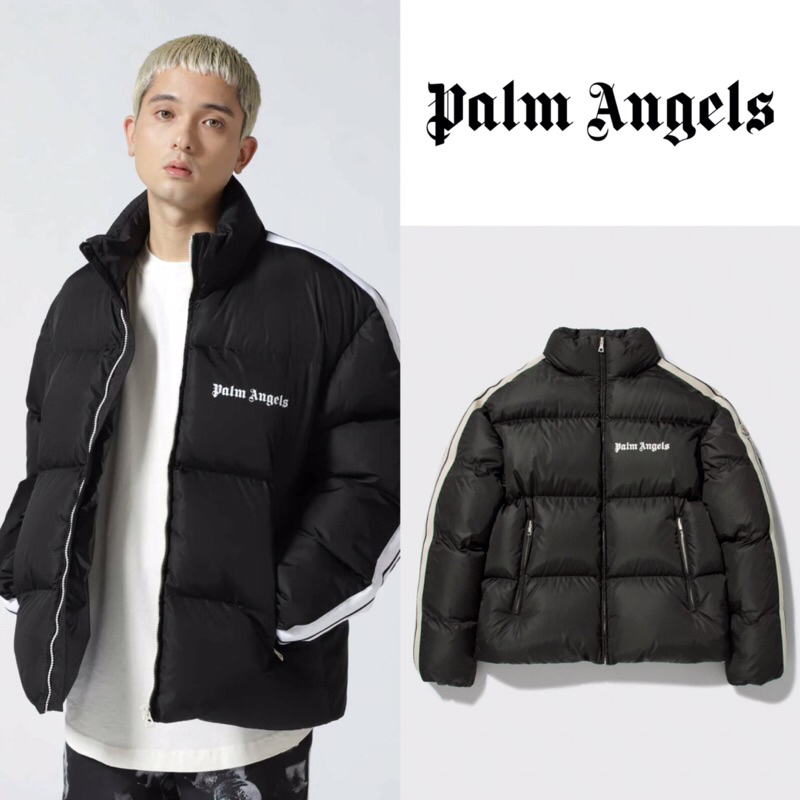 เสื้อแจ็คเก็ตฮู้ดดี้แขนยาว Palm Angels Classic Track Down Jacket