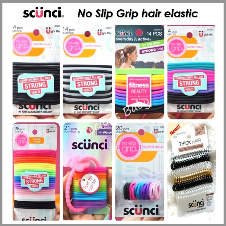 แท้💯% SCUNCI ยางรัดผม ยางมัดผม ซิลิโคนคุณภาพเยี่ยมของแท้จากอเมริกา🇺🇸