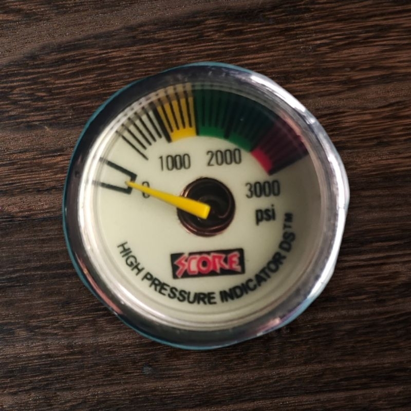 เกจวัดแรงดันขนาด 3,000 PSI ขนาดเกลียว m 10 * 1
