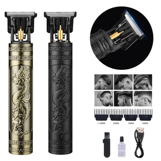 เครื่องตัดผมแบตตาเลี่ยนไฟฟ้า เครื่องโกนหนวด ชาร์จไร้สาย USB ปัตตาเลี่ยนใช้ได้ทั้งเด็กและผู้ใหญ่