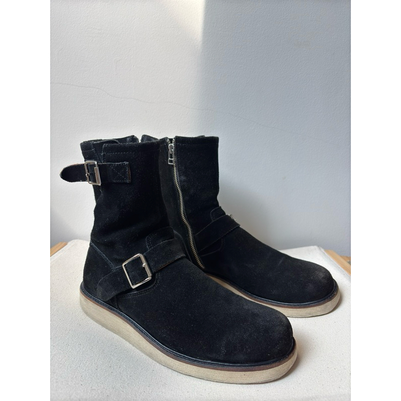 Slow Wear Lion Suede Engineer Boots Made in Japan 🇯🇵